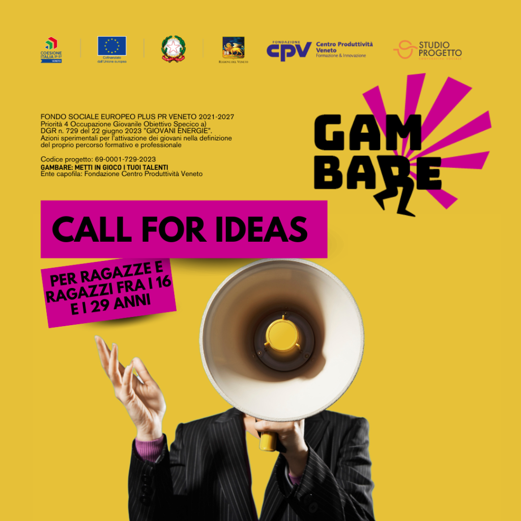CALL FOR IDEAS!