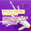 Nuovi orari di Progetto Giovani Valdagno