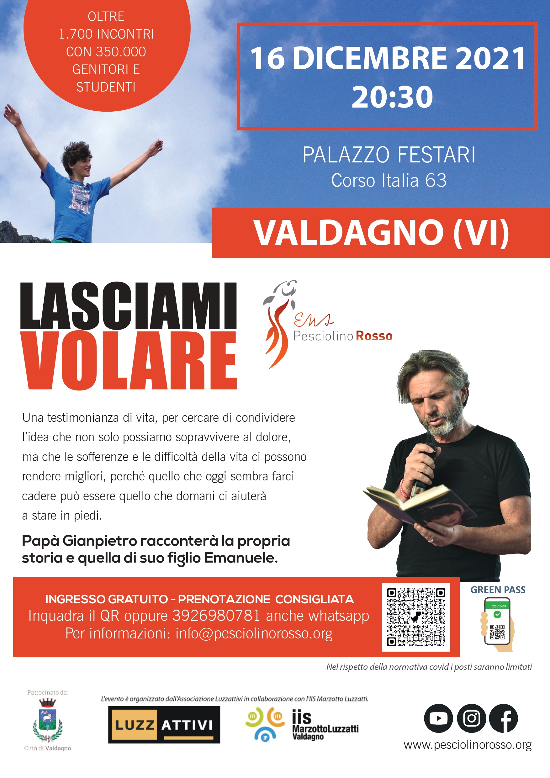 Lasciami volare: testimonianza di vita di un padre