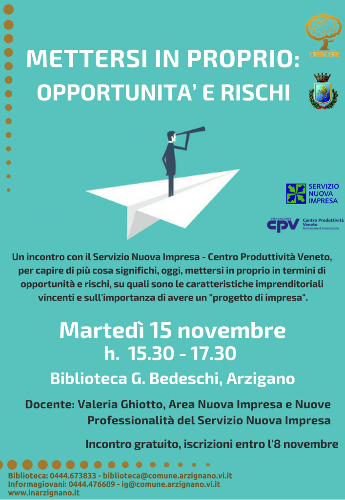 Mettersi in proprio: opportunità e rischi