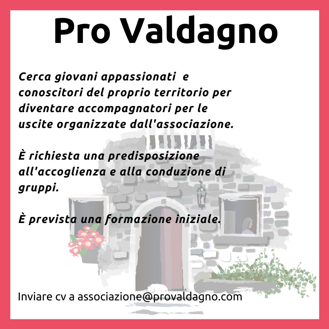 Pro Valdagno cerca giovani accompagnatori 