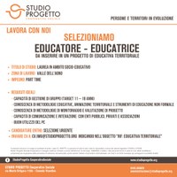 Selezione EDUCATORE - EDUCATRICE a Valdagno