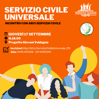 Incontro con ARCI Servizio Civile Universale