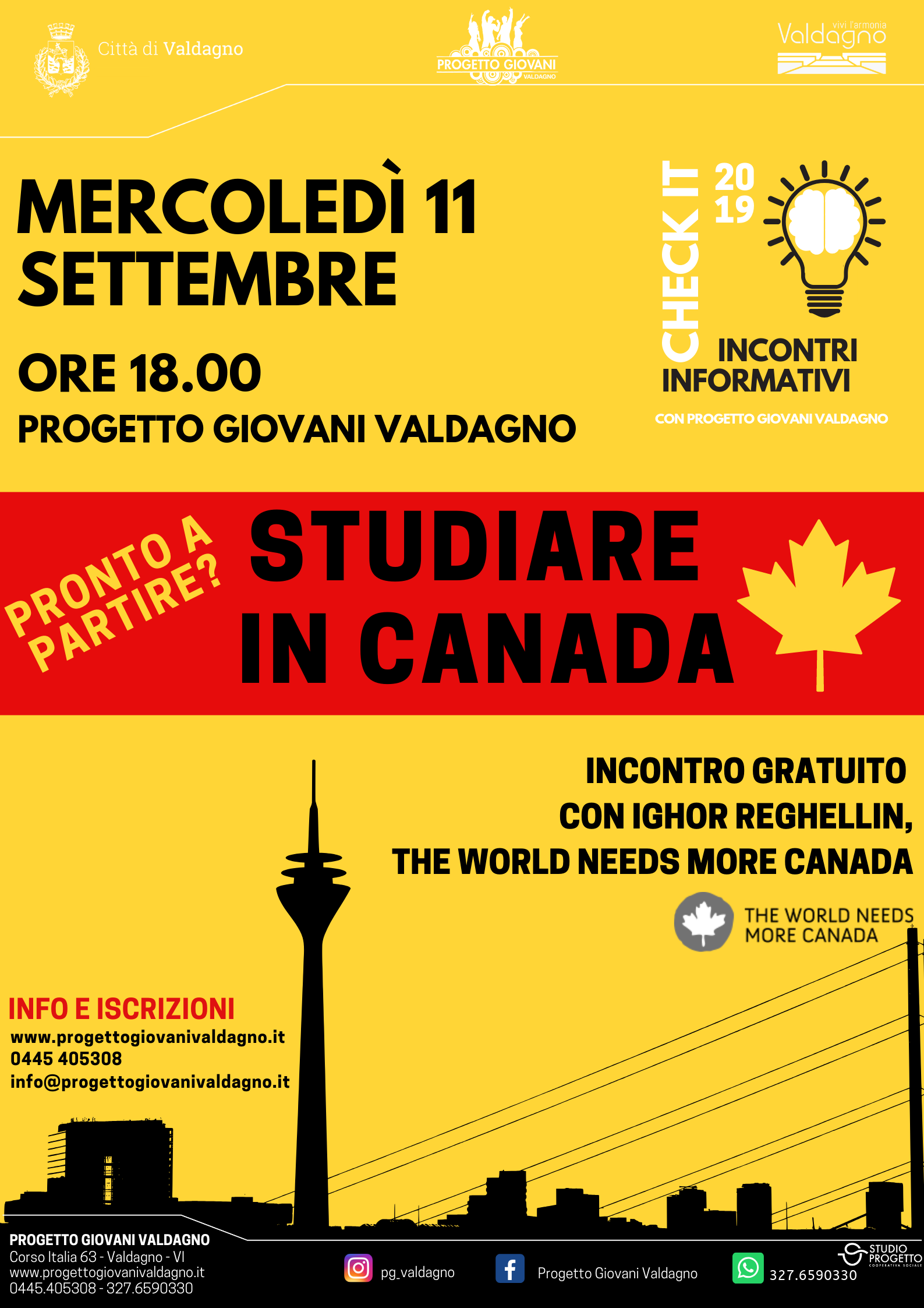 Studiare in Canada