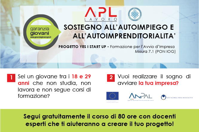 YES I start up - Formazione per l'Avvio d'Impresa