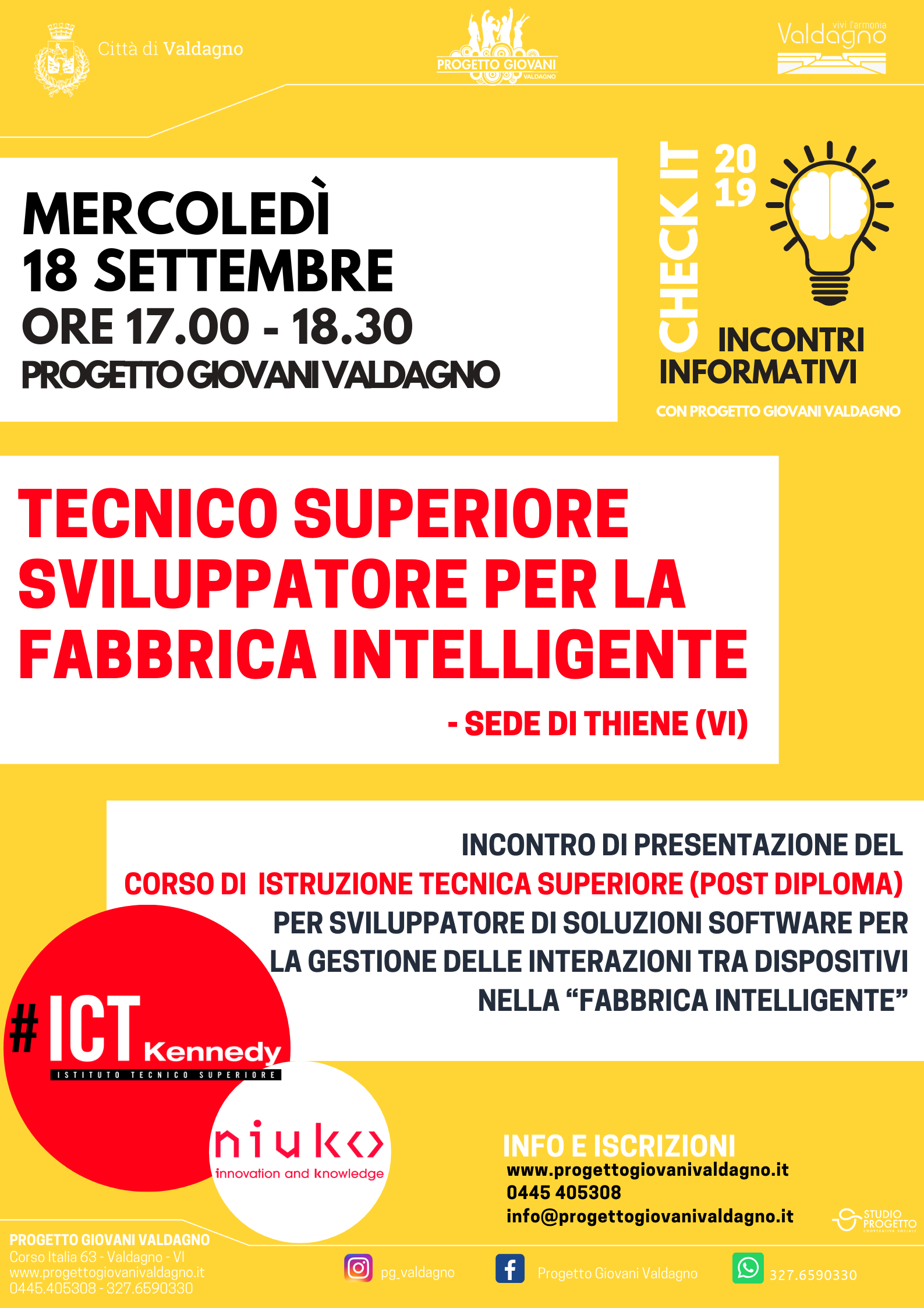 Tecnico superiore sviluppatore per la fabbrica intelligente 