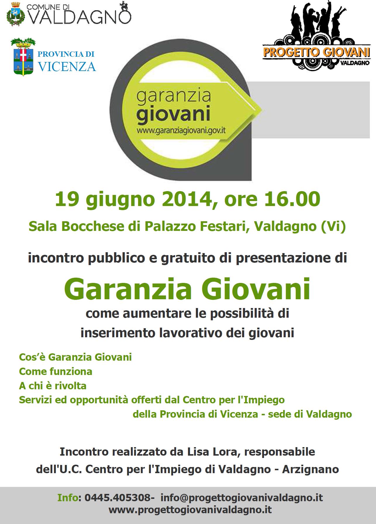 Garanzia Giovani - incontro pubblico di presentazione 