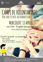 CAMPI DI VOLONTARIATO... per un’estate alternativa! 