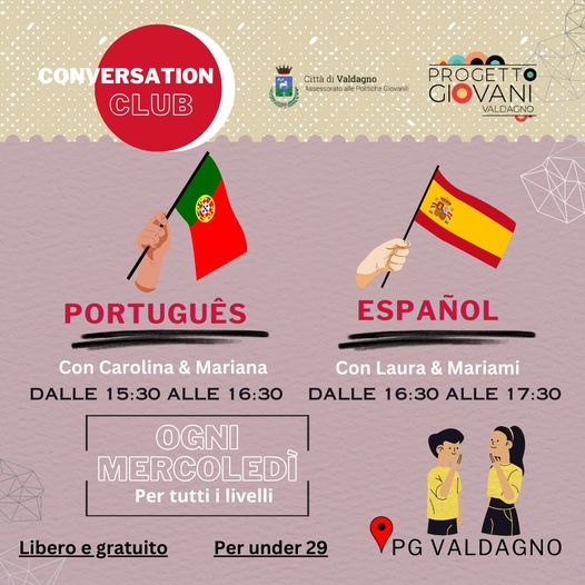 CONVERSATION CLUB IN SPAGNOLO E PORTOGHESE